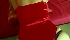 Bold beauties in satin lingerie get naughty in POV video