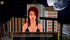 Redhead riding in cowgirl game