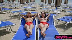 hot petite teens with small tits in bisexual gf compilation