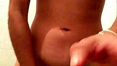 Chava poblana enjoys a private moment of self-pleasure in her room