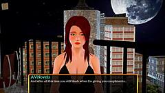 Redhead riding in cowgirl game