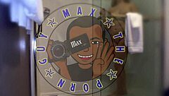 Kitty Quinn jerks big black cock while squirting in POV