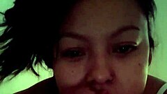 Real homemade deep throat video with 100% amateur Latina MILF and horny amateur babe