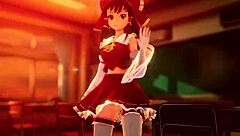 Wild group sex unfolds in the classroom with cellphone girl mmd