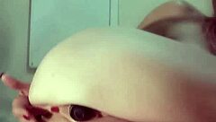 Ripping clothes off for a wet and wild solo session