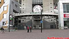 Inked goth spoils tourist with sucking.