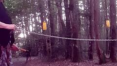 Face Sitting My Slave at Home and in Forest