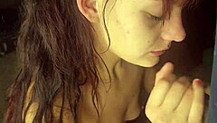 Petite teen stepsis milk and fucks my big cock