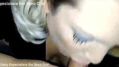 Gabriela Stokweel loses herself in a delirious blowjob session with an amateur partner