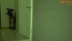 Beautiful European cuties in hot lesbian scene with a sex doll