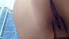 Only women worship ebony ass in a hot bath scene
