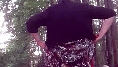 Face Sitting My Slave at Home and in Forest