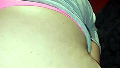 big ass in pink thong rides that cock