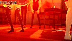 Wild group sex unfolds in the classroom with cellphone girl mmd