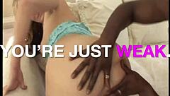 I feel reduced to weakness by sissy psychology with big black cocks.