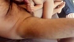 Teen gets her first taste of face fucking and pussy fingering