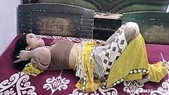 Desi wife gets doggystyle blowjob on anniversary.