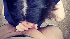 Does She Spit on His Big Cock or He Cum on Her Lips?