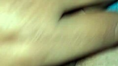 Close up of the big natural boobs of a hot Indian house wife