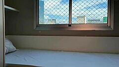 Hardcore Fuck with Skinny Neighbor After Workout