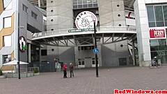 Inked goth spoils tourist with sucking.