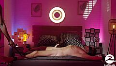 Bondage punishment goes wrong and ends in a creampie accident