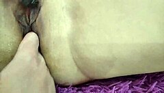 Close up and personal look at a naughty older woman’s anal sex