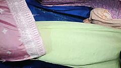Deepthroat and assfucking with an Indian housewife in sexy dress
