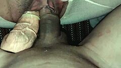 Using fake penis to penetrate female student's vagina through pantyhose with hole