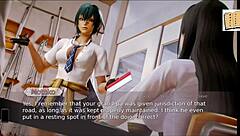 PC gameplay of the text adventure game Academy of Sciences