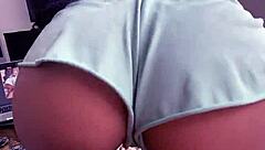 sensual in pajamas, husband fills my pussy with cum