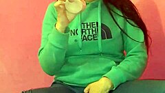 Pretty Solo Girl Enjoys Intense Anal, Oral, and Masturbation