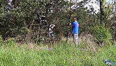 Myfirstpublic pure love hidden in the wood where y is fucked hard