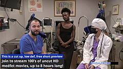 Dr. Tampa performs an annual examination on Rina Arems