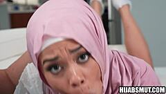 A shy Muslim woman receives a sexual education from an American friend