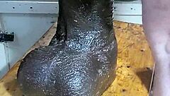 Two big dildos to expand my ass