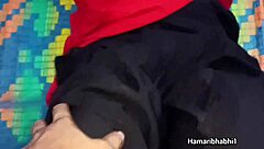 I watched my desi Indian bhabhi Aishwarya get a hot rough bedroom fuck from her husband