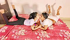 uttaran20 homemade threesome with wife and friend shaved ffm