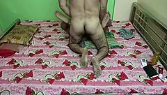 Mature housewife passionately fucks husband while moaning loudly