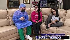 Alix Avery's first time as a gynecologist with her neighbors