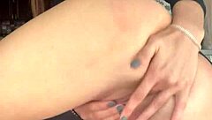 Ellie Leen Reaches Orgasm With Dildo Anal