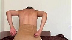 Hot Babe Teases With Striptease Fingering Close-Up