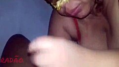Big boobs and fat ass Latina gets humiliated with a sloppy BJ