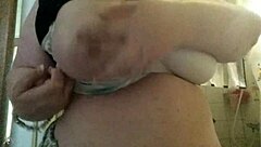 Fat BBW with Nipples and Tits in Rubber