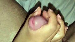 veredlatina enjoys wet precum and cum in couple play