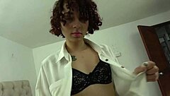 will the colombian model let the director wreck her ass with his big cock?