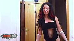 ana martin big tits french brunette pornstar takes big cock in her ass from spanish paco roca 😍