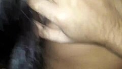 Black amateur gets big cock in his bedroom