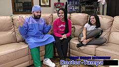 Alix Avery's first time as a gynecologist with her neighbors