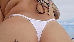 Wearing Panties On Beach To Attract Married Men For Fucking